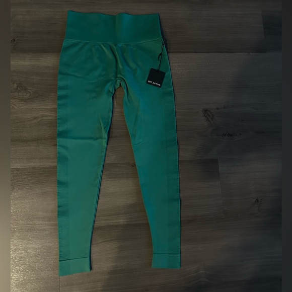 New with tags green Set Active sculptflex leggings - Picture 1 of 4